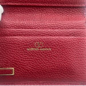 Valentino Garavani, EUC Red Pebbled Leather
